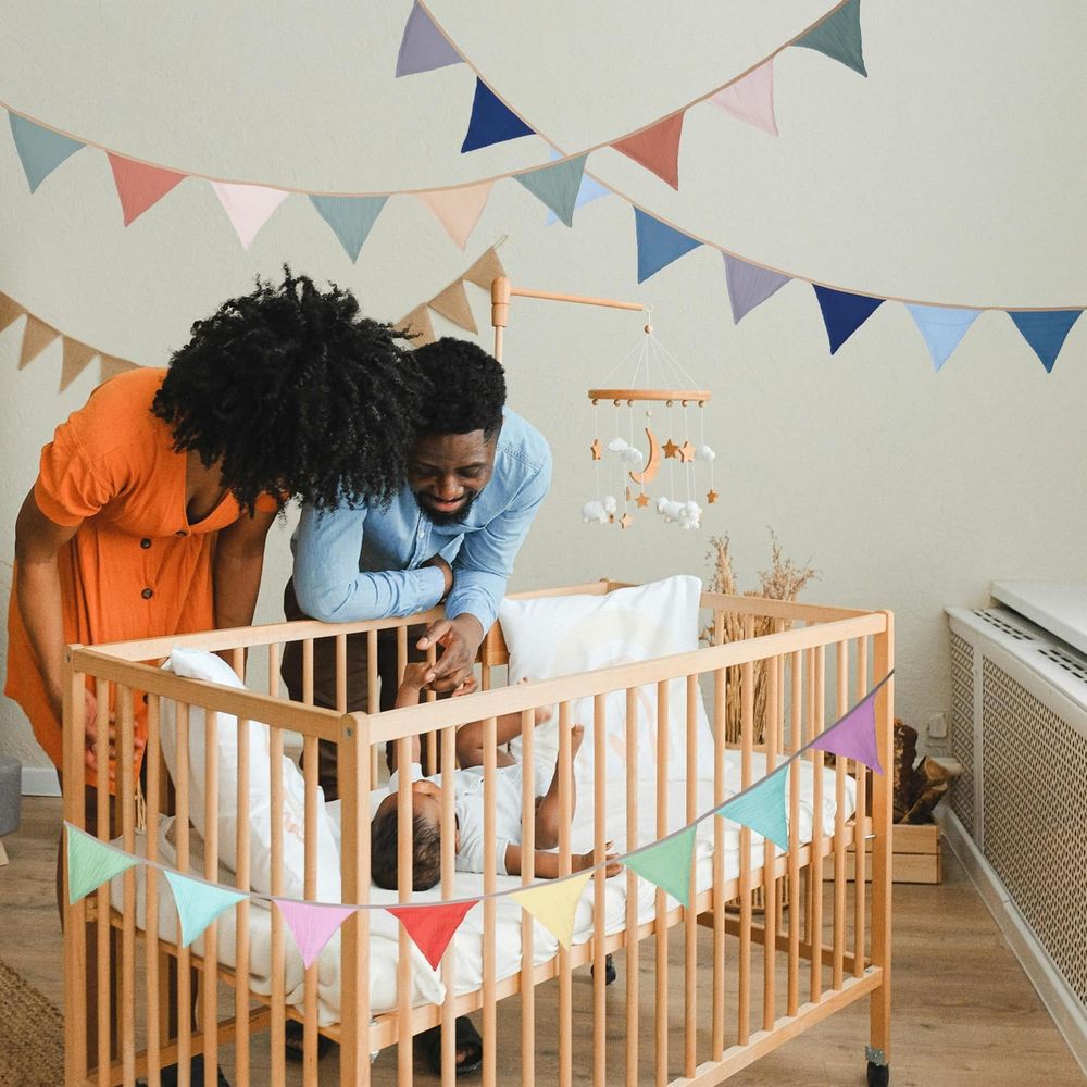 Handcrafted Neutral String Ban - Baby Nursery Neutral ulasan dan harga