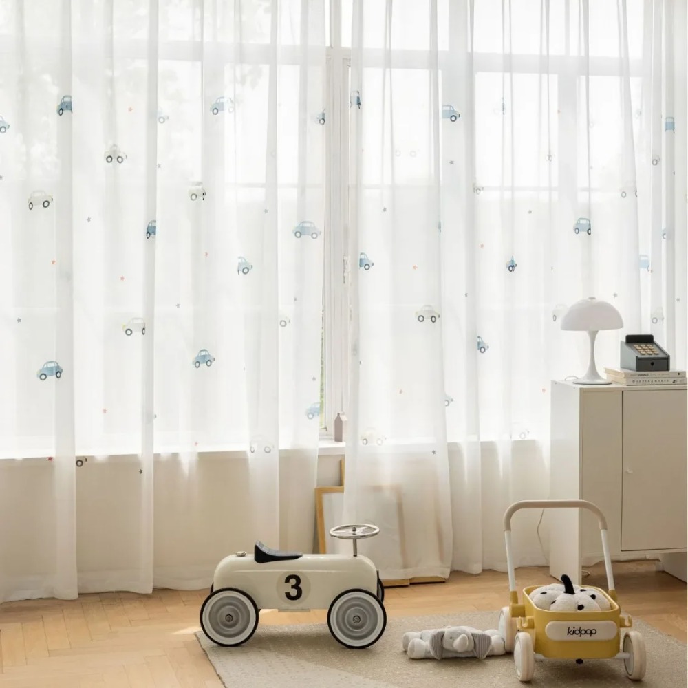 Modern Children's Room Cartoon - Baby Nursery Curtains ulasan dan harga