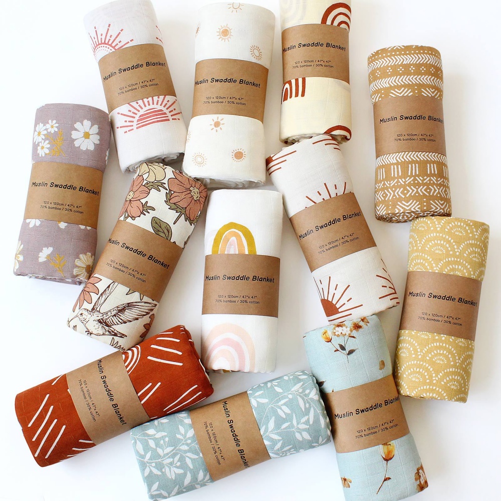 Bamboo Cotton Baby Swaddle Bla - Baby Nursery Nurse ulasan dan harga
