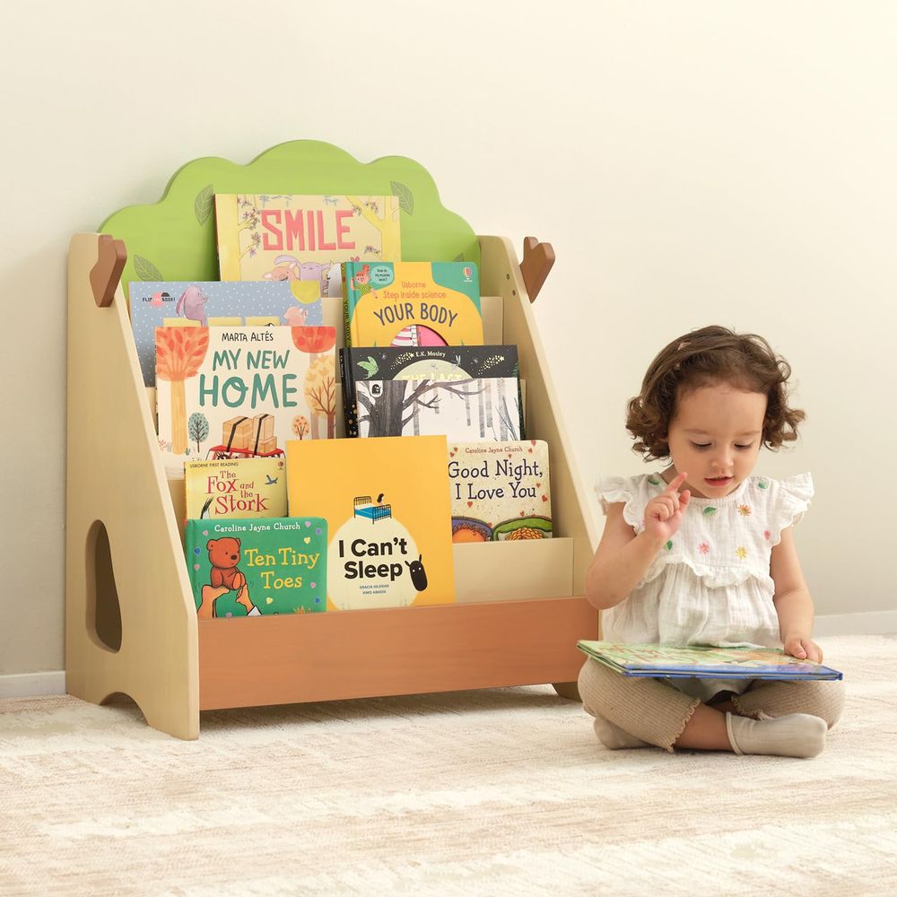 Montessori Bookshelf for Kids, - Baby Nursery Bookcase ulasan dan harga
