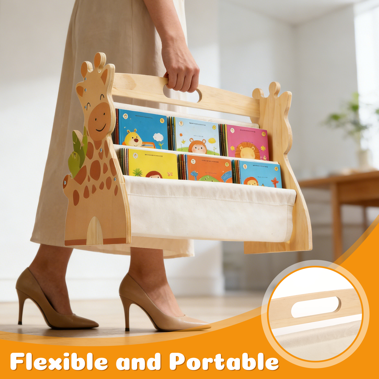 2 Tier Baby Bookshelf Double S - Baby Nursery Bookcase ulasan dan harga