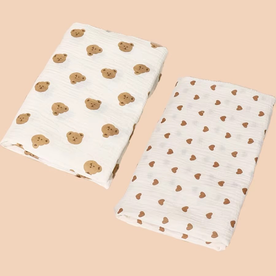 2Pc Cotton Muslin Blankets Bab - Baby Nursery Accessories ulasan dan harga