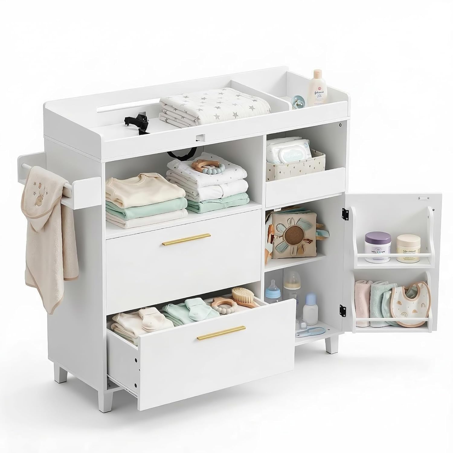 Nursery Dresser with Changing  - Baby Nursery Nurse ulasan dan harga